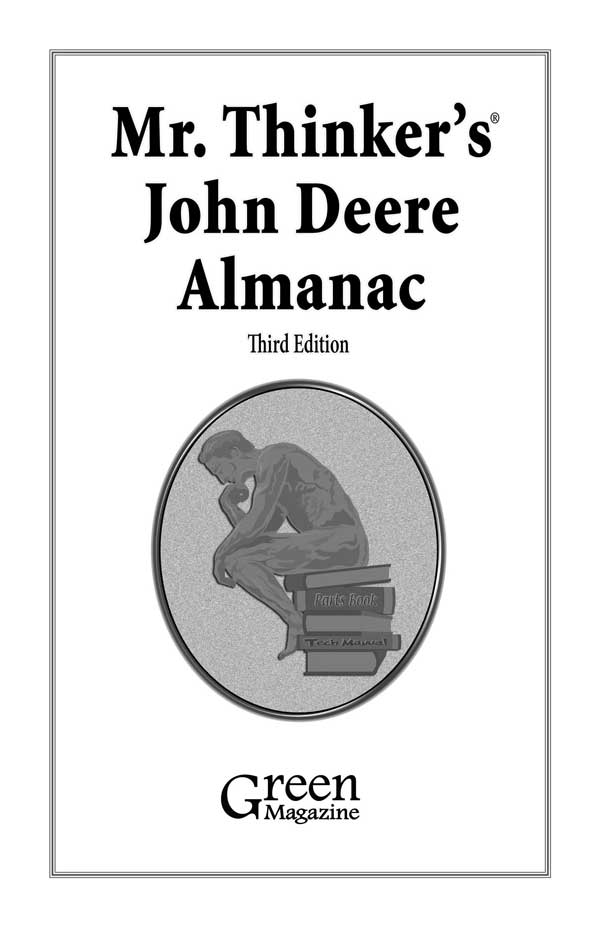Mr. Thinker's John Deere Almanac